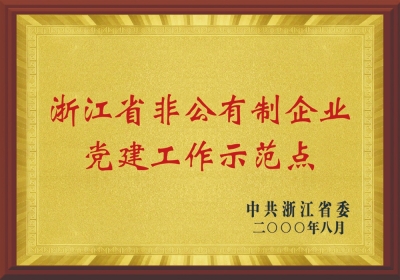 浙江省非公有制企业党建事情树模点
